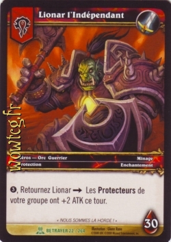 Lionar, Sans Entraves