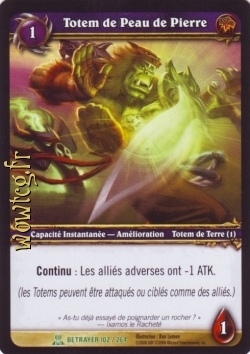 Totem de peau de pierre