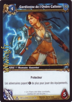 Calister la Gardienne de l'Ordre