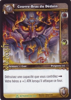 Protège-bras du dédain