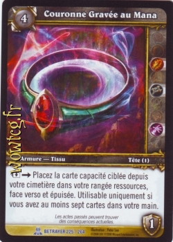 Couronne Gravée de Mana