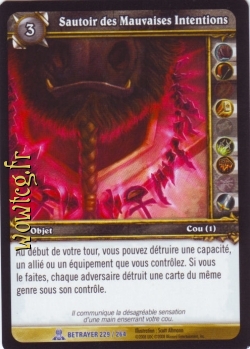 Sautoir de l'intention vile