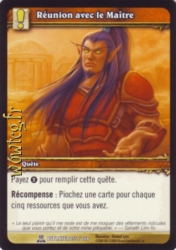 Rencontre avec le Maître