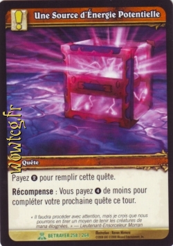 Source d'Énergie Potentielle