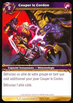Couper le Cordin
