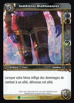 Jambières de diablosaure