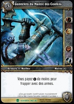 Gantelets de maître-tranchant