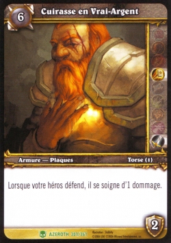 Cuirasse de vrai-argent