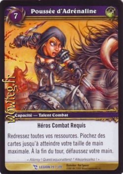 Montée d'adrénaline