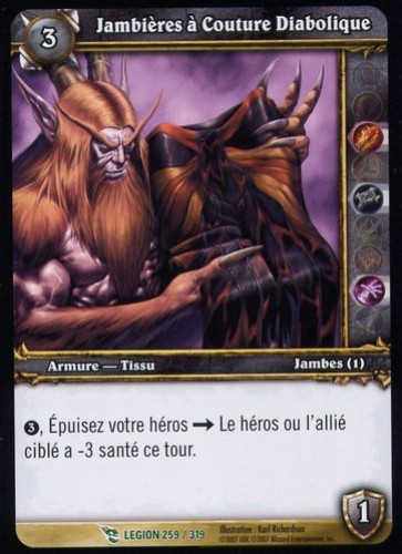 Jambières cousues par le diable