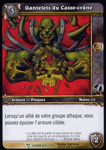 Gantelets du Fendeur de Crânes