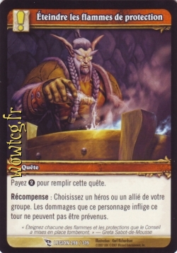 Éteindre les Flammes de Protection