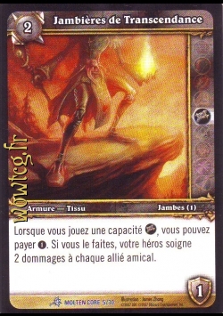 Jambières de Transcendance