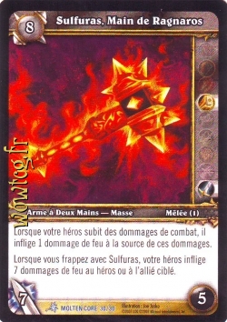 Sulfuras, Main de Ragnaros