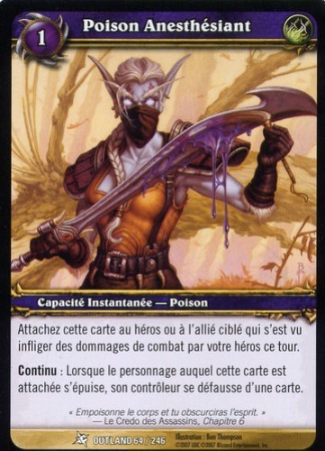 Poison Anesthésiant