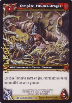 Tempête, Fils-des-Orages