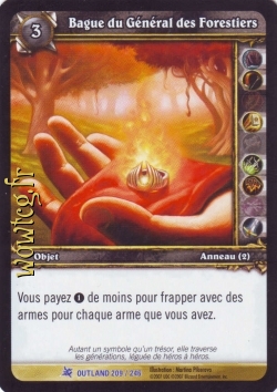 Bague du Général des Forestiers