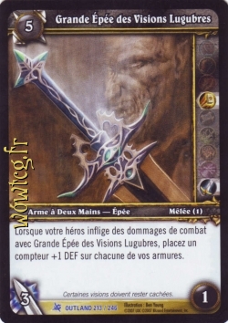 Grande Épée des Visions Lugubres