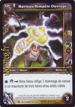 Marteau-Tempête Ouvragé