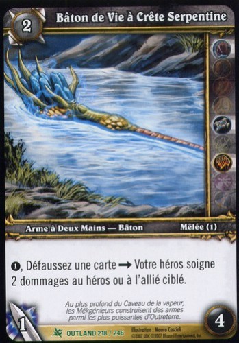 Bâton de Vie à Crête Serpentine