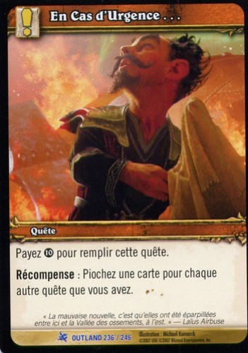 En Cas d'Urgence . . .