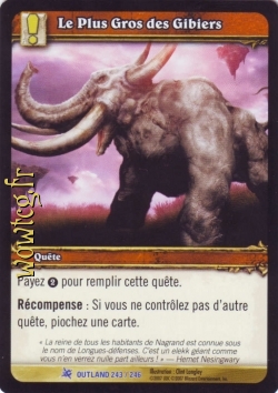 Le Plus Gros des Gibiers