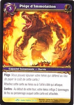 Piège d'Immolation