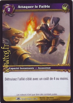 Attaquer le Faible