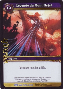 Légende du Mont Hyjal