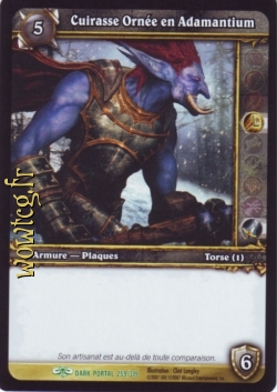 Cuirasse Ornée en Adamantium