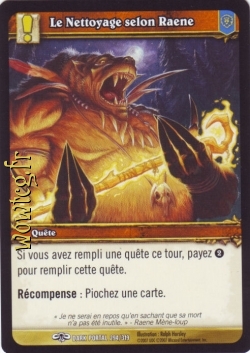 Le Nettoyage selon Raene