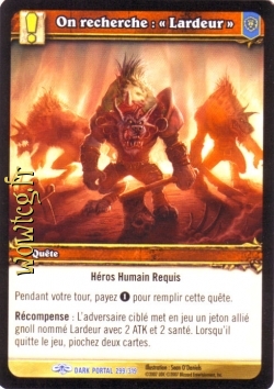 On recherche : « Lardeur »