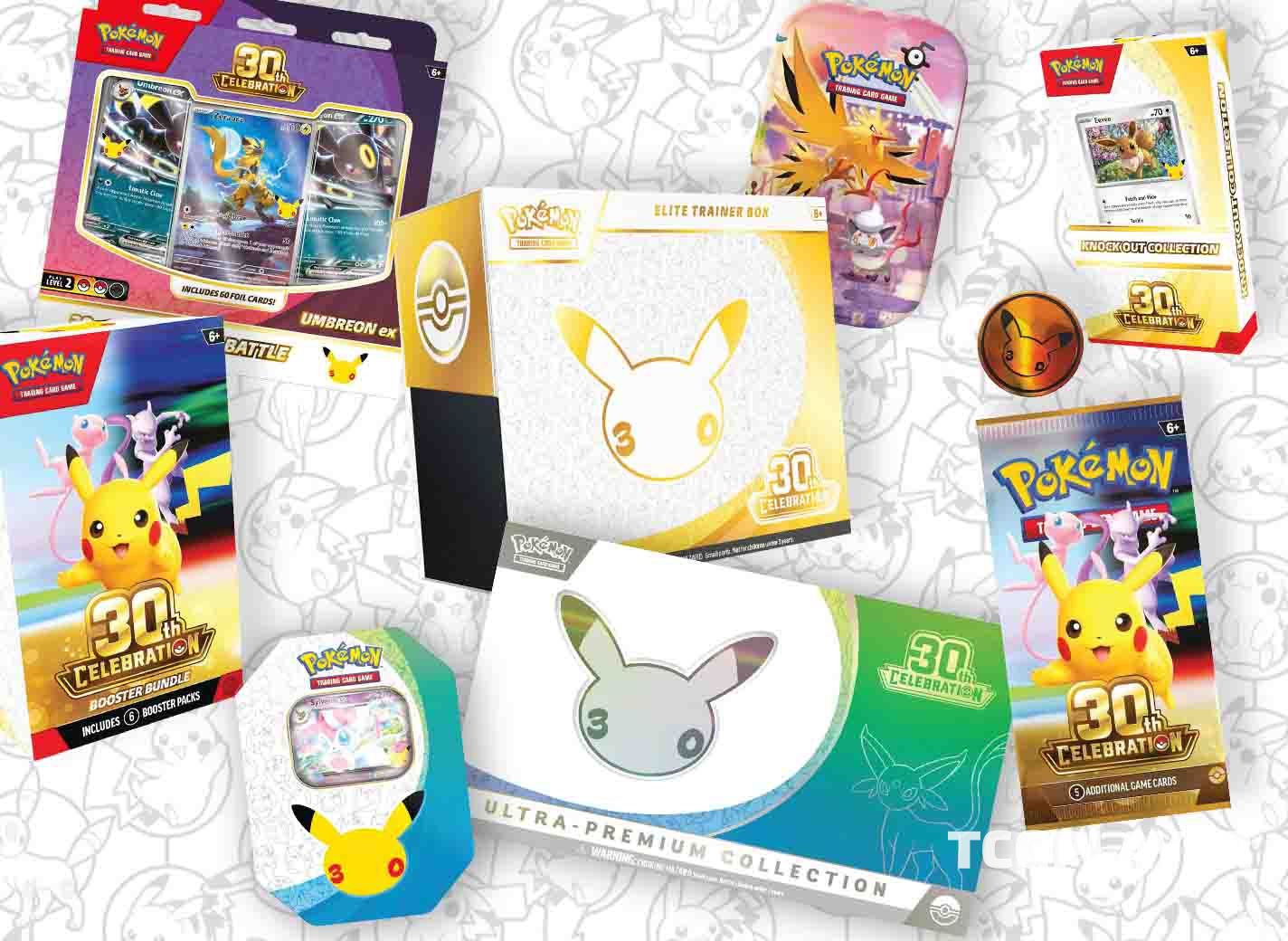 Pokémon TCG : guide d’achat pour la célébration des 30 ans