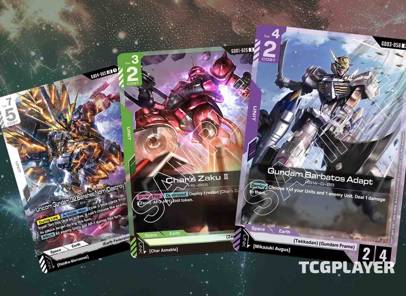 Les meilleurs decks Gundam en juin 2026