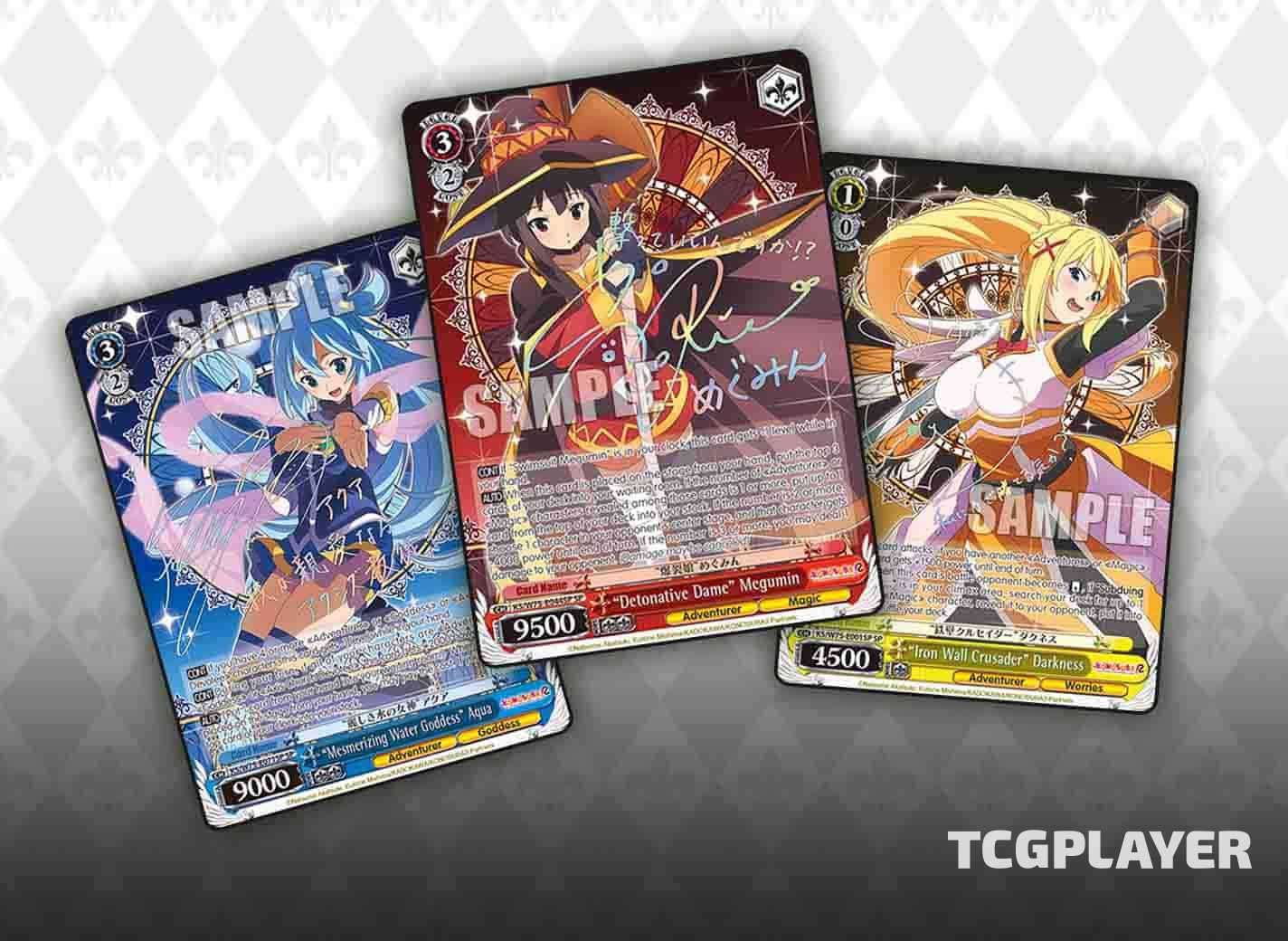 Konosuba arrive en cartes avec Weiss Schwarz