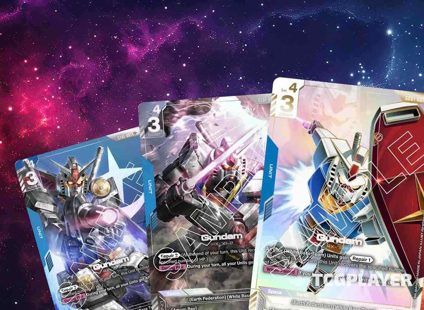 Le Gundam original à collectionner dans le TCG