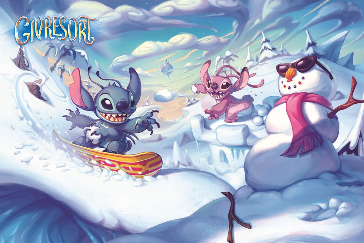 Disney Lorcana : Givresort dévoile son ambiance hivernale